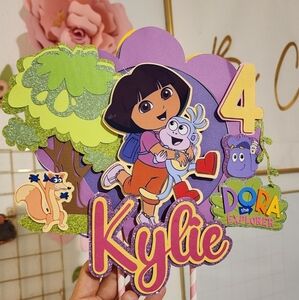 Dora the explorer cake topper // custom  cake topper